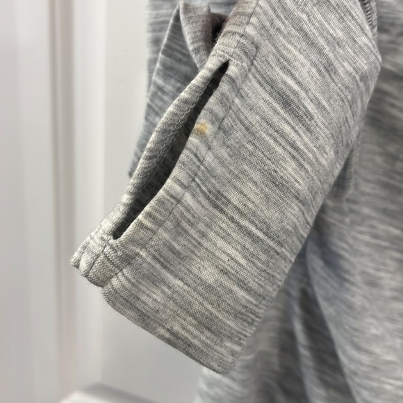 Athleta Foresthill Ascent Long Sleeve Wool Blend Ruched Top Gray Size XS GUC - Picture 8 of 16